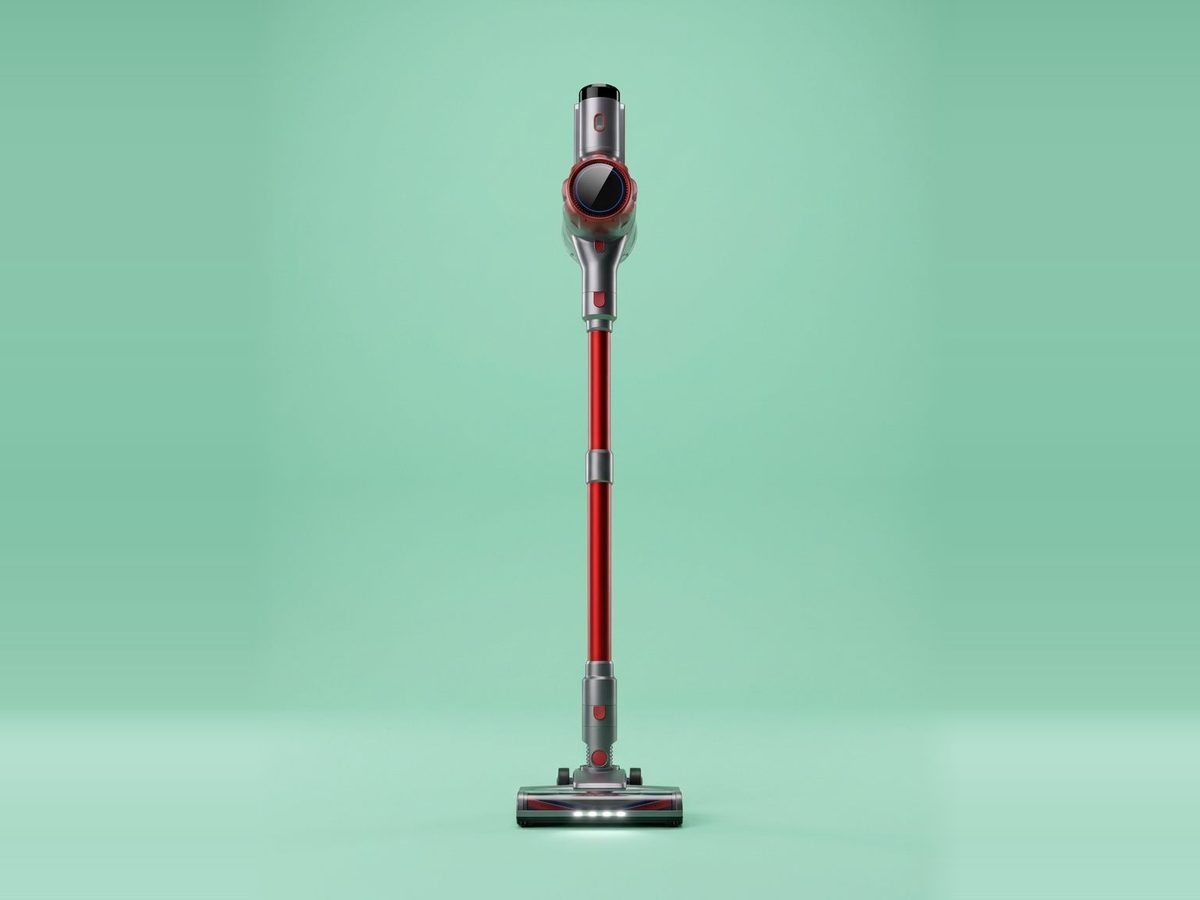 Kolnar S3P cordless vacuum on a mint background